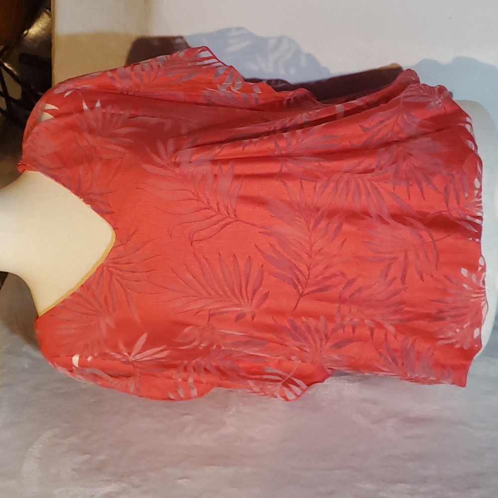 CHACHA VENTE Poncho tank top XL Pink
